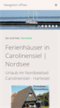Mobile Screenshot of landgrebe-nordseekueste.de